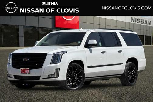 Crystal White Tri-Coat 2016 Cadillac Escalade ESV Platinum