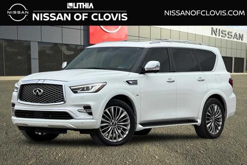 Moonstone White 2018 INFINITI QX80 Base