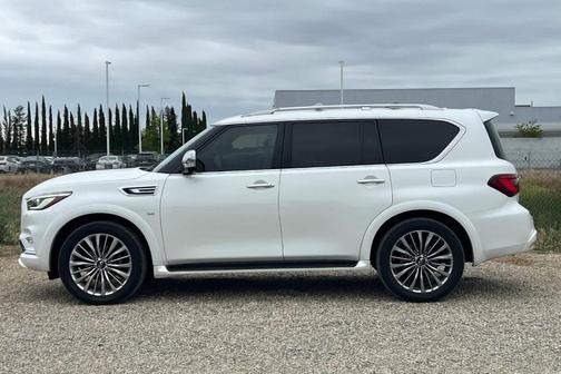 Moonstone White 2018 INFINITI QX80 Base
