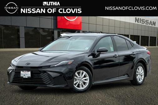 Midnight Black Metallic 2025 Toyota Camry LE