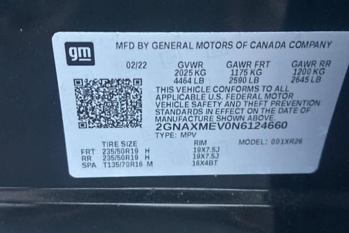 2022 Chevrolet Equinox RS