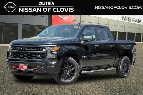 Black 2022 Chevrolet Silverado 1500 Custom