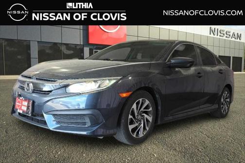 Black 2018 Honda Civic EX