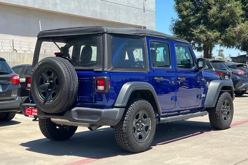 Ocean Blue Metallic 2018 Jeep Wrangler Unlimited Sport