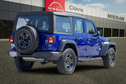 Ocean Blue Metallic 2018 Jeep Wrangler Unlimited Sport