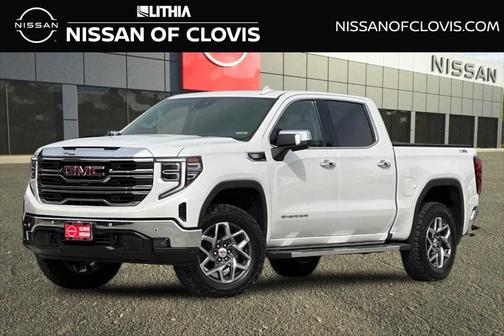 White Frost Tri-Coat 2024 GMC Sierra 1500 SLT