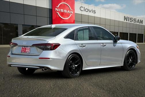 Solar Silver Metallic 2025 Honda Civic Sport