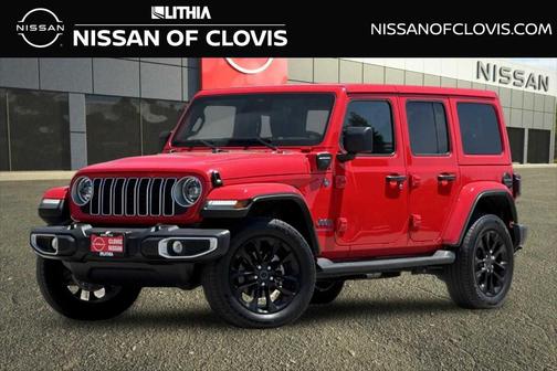 Firecracker Red Clearcoat 2025 Jeep Wrangler 4xe Sahara