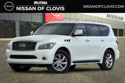 Moonlight White 2012 INFINITI QX56 Base