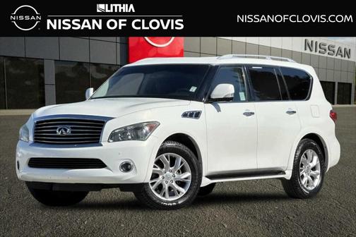 Moonlight White 2012 INFINITI QX56 Base