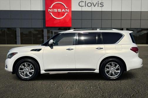 Moonlight White 2012 INFINITI QX56 Base