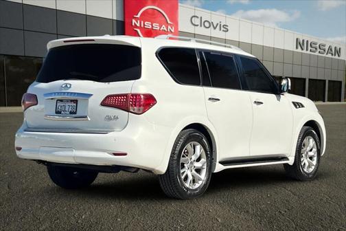 Moonlight White 2012 INFINITI QX56 Base