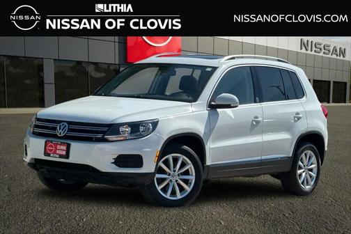Pure White 2017 Volkswagen Tiguan 2.0T Wolfsburg Edition