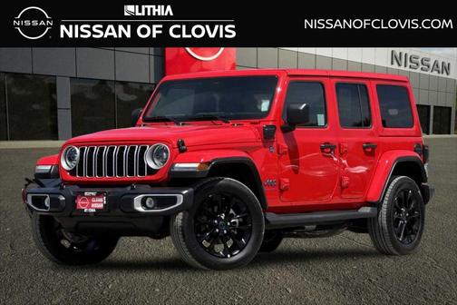 Firecracker Red Clearcoat 2025 Jeep Wrangler 4xe Sahara