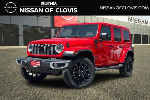 Firecracker Red Clearcoat 2025 Jeep Wrangler 4xe Sahara