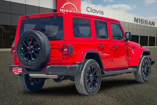 Firecracker Red Clearcoat 2025 Jeep Wrangler 4xe Sahara