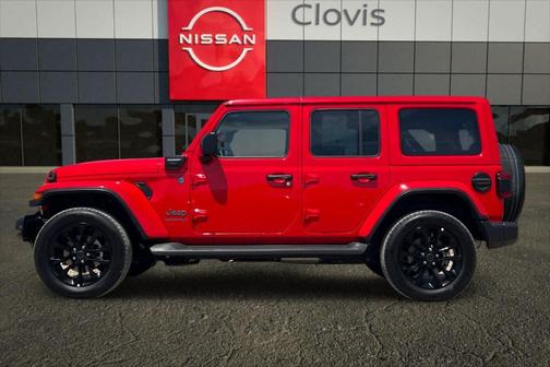 Firecracker Red Clearcoat 2025 Jeep Wrangler 4xe Sahara