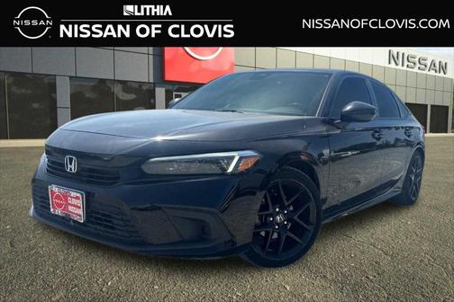 Crystal Black Pearl 2022 Honda Civic Sport