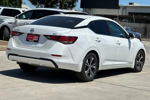 Aspen White 2020 Nissan Sentra SV