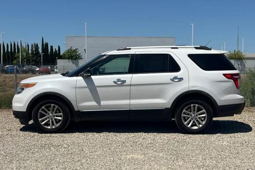 White Platinum Tri-Coat Metallic 2013 Ford Explorer XLT