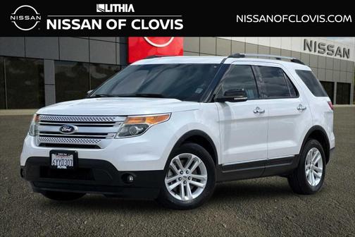 White Platinum Tri-Coat Metallic 2013 Ford Explorer XLT