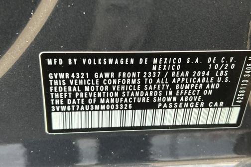 2021 Volkswagen Golf GTI 2.0T SE