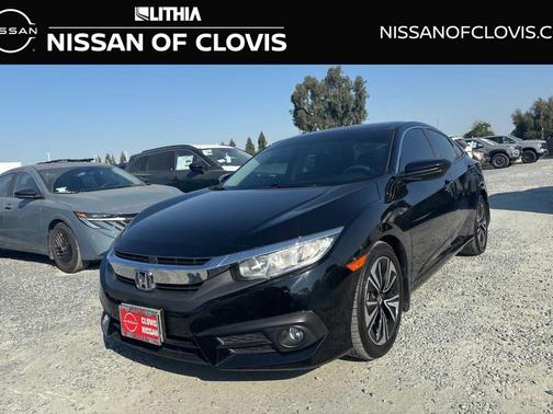 Black 2016 Honda Civic EX-T