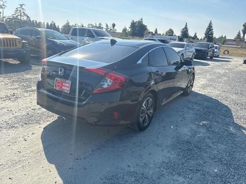 Black 2016 Honda Civic EX-T