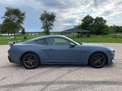 Blue 2025 Ford Mustang Dark Horse