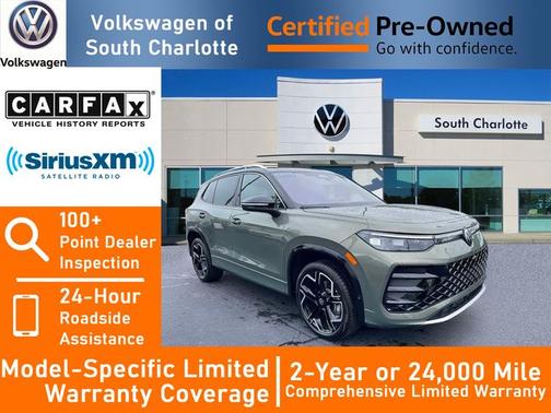 Avocado Green W/Black Roof 2025 Volkswagen Tiguan 2.0T SEL R-Line