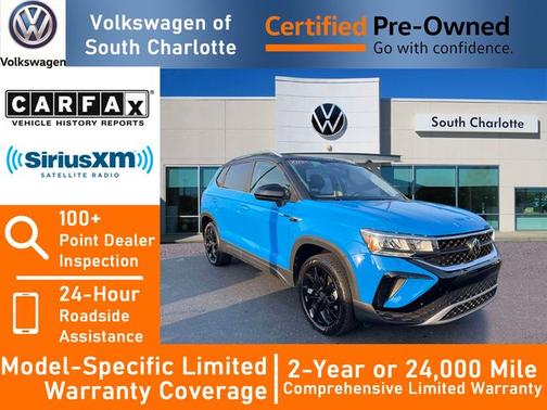 Cornflower Blue 2023 Volkswagen Taos 1.5T SE