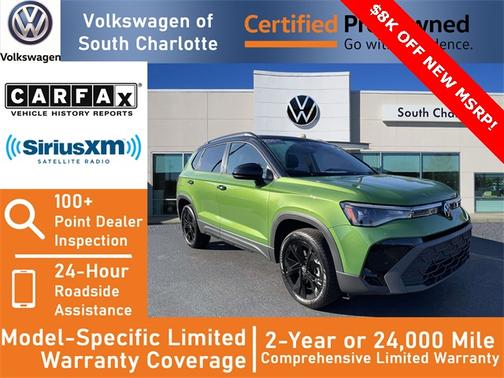 2025 Volkswagen Taos 1.5T SE Black