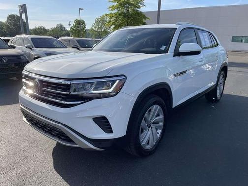 Pure White 2023 Volkswagen Atlas Cross Sport 3.6 V6 SE w/ Technology