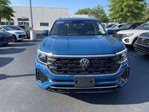 Mountain  Lake Blue Metallic 2026 Volkswagen Atlas 2.0T SEL Premium R-Line