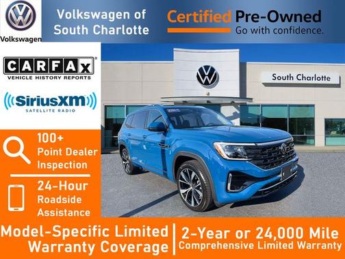 Mountain  Lake Blue Metallic 2026 Volkswagen Atlas 2.0T SEL Premium R-Line
