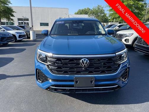 Mountain Lake Blue Metallic 2026 Volkswagen Atlas 2.0T SEL Premium R-Line