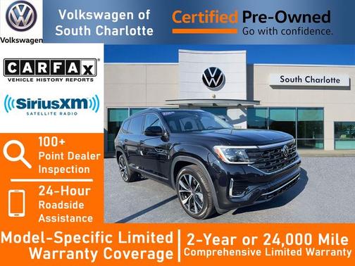 Deep Black Pearl Effect 2026 Volkswagen Atlas 2.0T SEL Premium R-Line