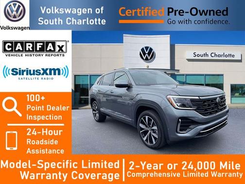Platinum Gray Metallic 2025 Volkswagen Atlas Cross Sport 2.0T SEL Premium R-Line