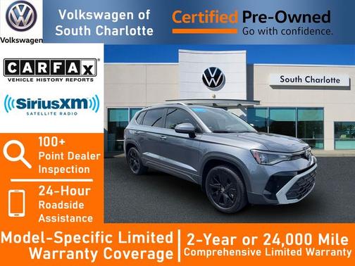 Platinum Gray Metallic 2025 Volkswagen Taos 1.5T SE