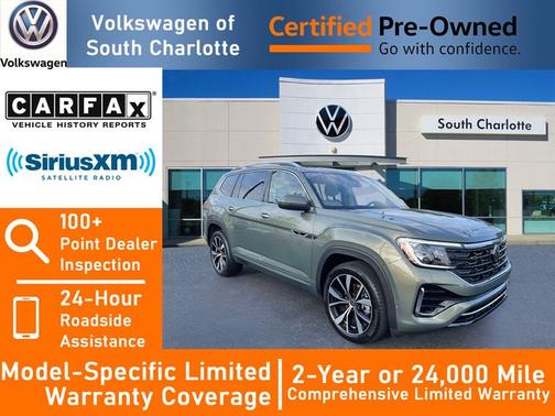 Avocado Green Pearl 2026 Volkswagen Atlas 2.0T SEL Premium R-Line