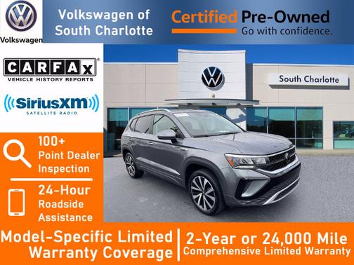 Platinum Gray Metallic 2024 Volkswagen Taos 1.5T SE