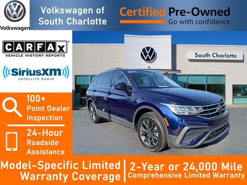 Atlantic Blue 2023 Volkswagen Tiguan 2.0T SE