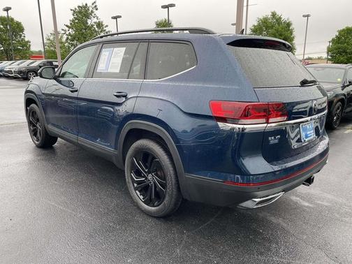 Tourmaline Blue Metallic 2023 Volkswagen Atlas 3.6 SE w/ Technology