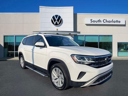 Pure White 2021 Volkswagen Atlas 2.0T SEL