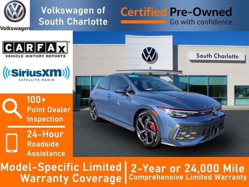 Slate Blue Metallic 2025 Volkswagen Golf GTI 2.0T SE