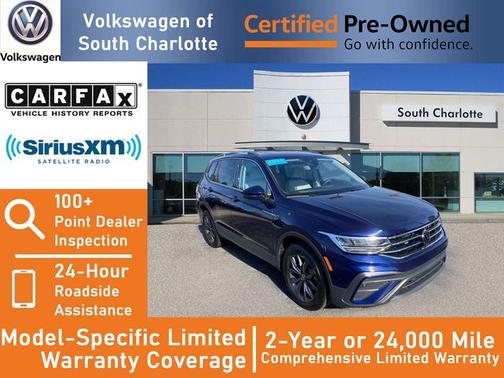 Atlantic Blue 2023 Volkswagen Tiguan 2.0T SE
