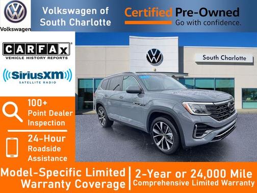 Pure Gray 2025 Volkswagen Atlas 2.0T SEL Premium R-Line