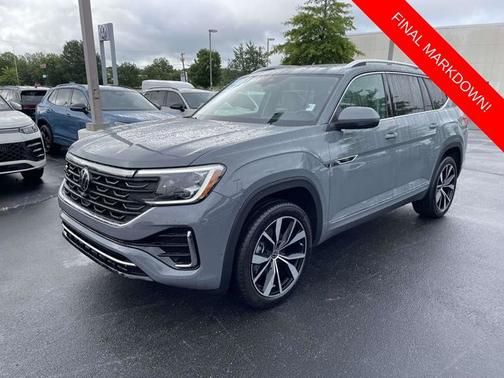 Pure Gray 2025 Volkswagen Atlas 2.0T SEL Premium R-Line