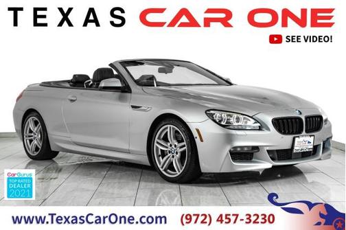 2015 BMW 650 HEADUP DISPLAY BLIND SPOT ASSIST LANE DEPARTURE NAVIGATION LEATH