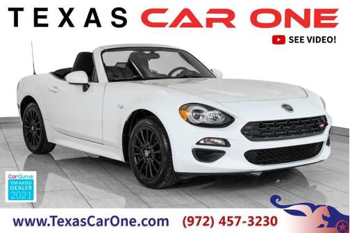 Bianco Gelato White 2017 FIAT 124 Spider Base